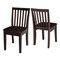 International Concepts Rectangle Set of 2 Mission Juvenile Chairs, 13 in W, 16 in L, 26 in H, Wood, Rich Mocha CC15-263P - alternate 2